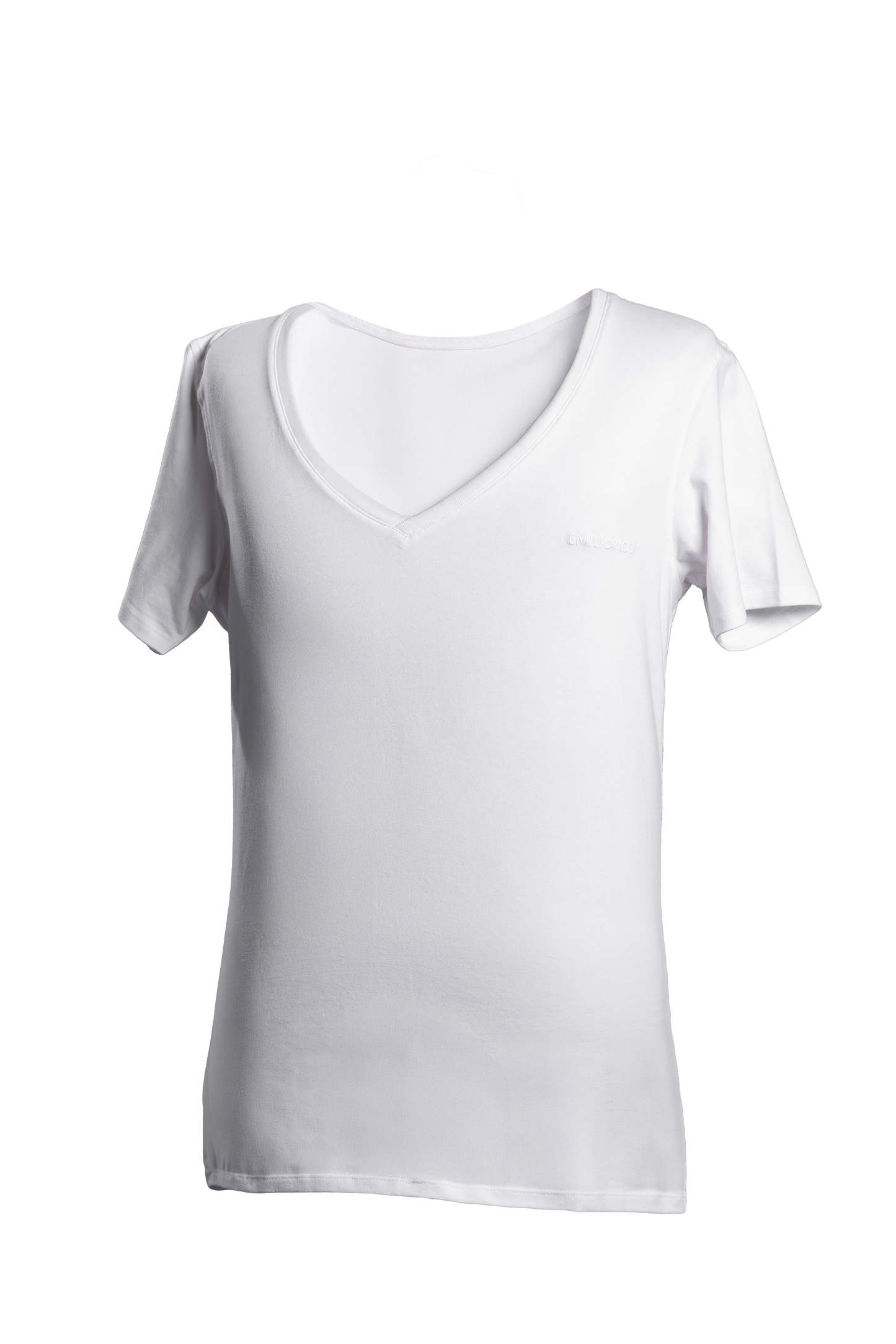 Deep V-Neck T-Shirt für unter Hemden & Pullover