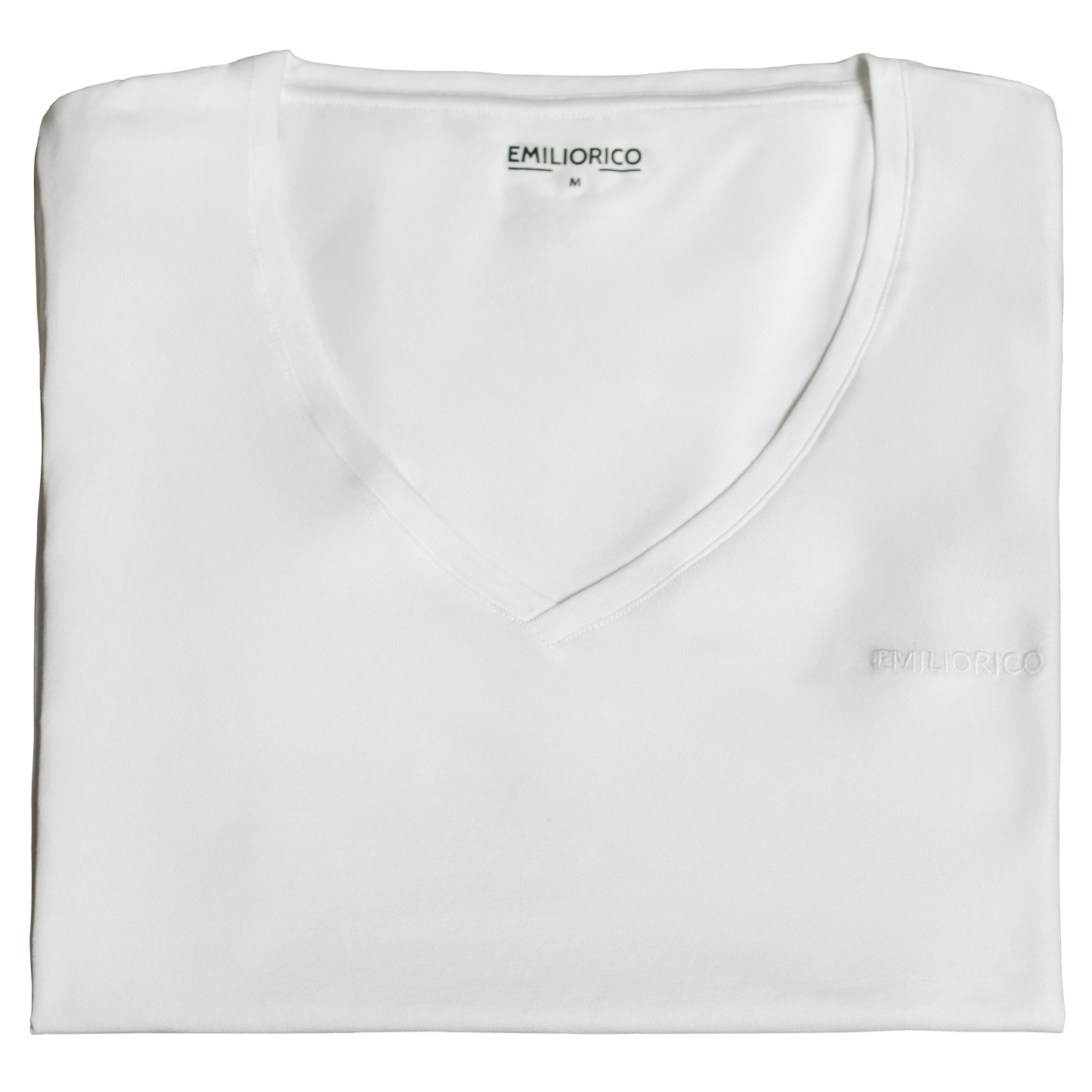 Deep V-Neck T-Shirt für unter Hemden & Pullover